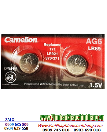 Camelion AG6, LR921, LR69 _Pin đồng hồ 1.5v Alkaline Camelion AG6, LR921, LR69 